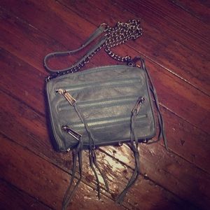 Rebecca Minkoff Dusty Blue Mini 5 Zip